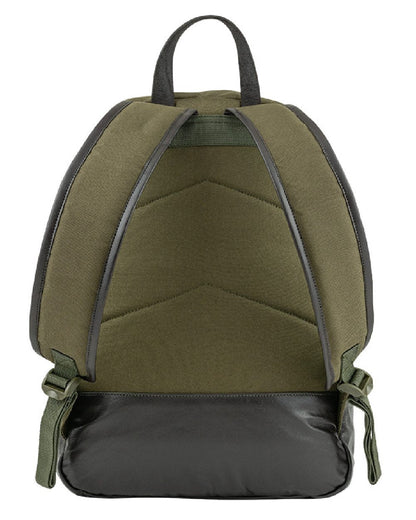 Green coloured Jack Pyke Canvas Back Pack on white background #colour_green