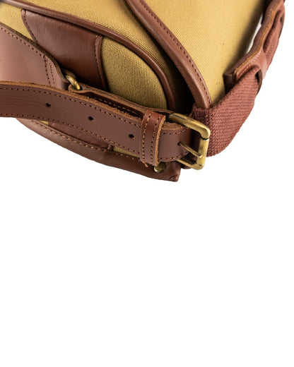 Fawn coloured Jack Pyke Canvas Cartridge Bag on white background #colour_fawn