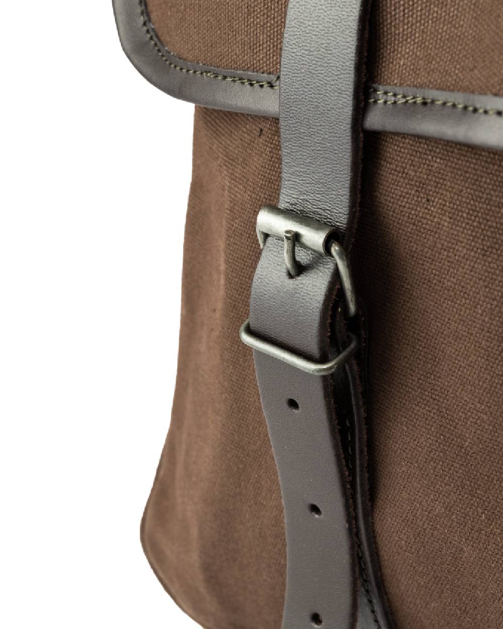 Brown coloured Jack Pyke Canvas Dog Bag on white background #colour_brown