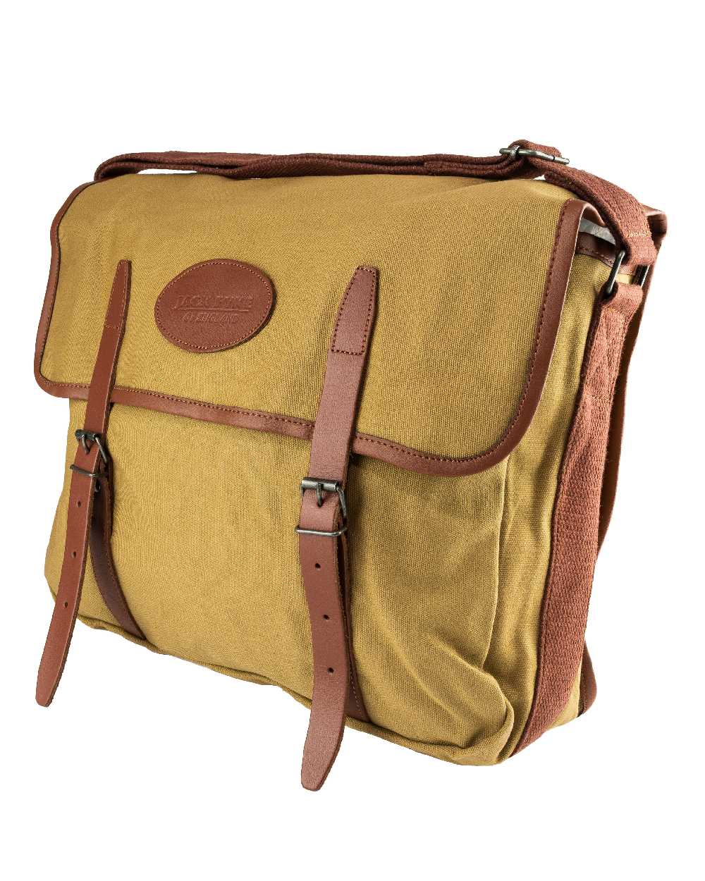 Fawn coloured Jack Pyke Canvas Dog Bag on white background #colour_fawn