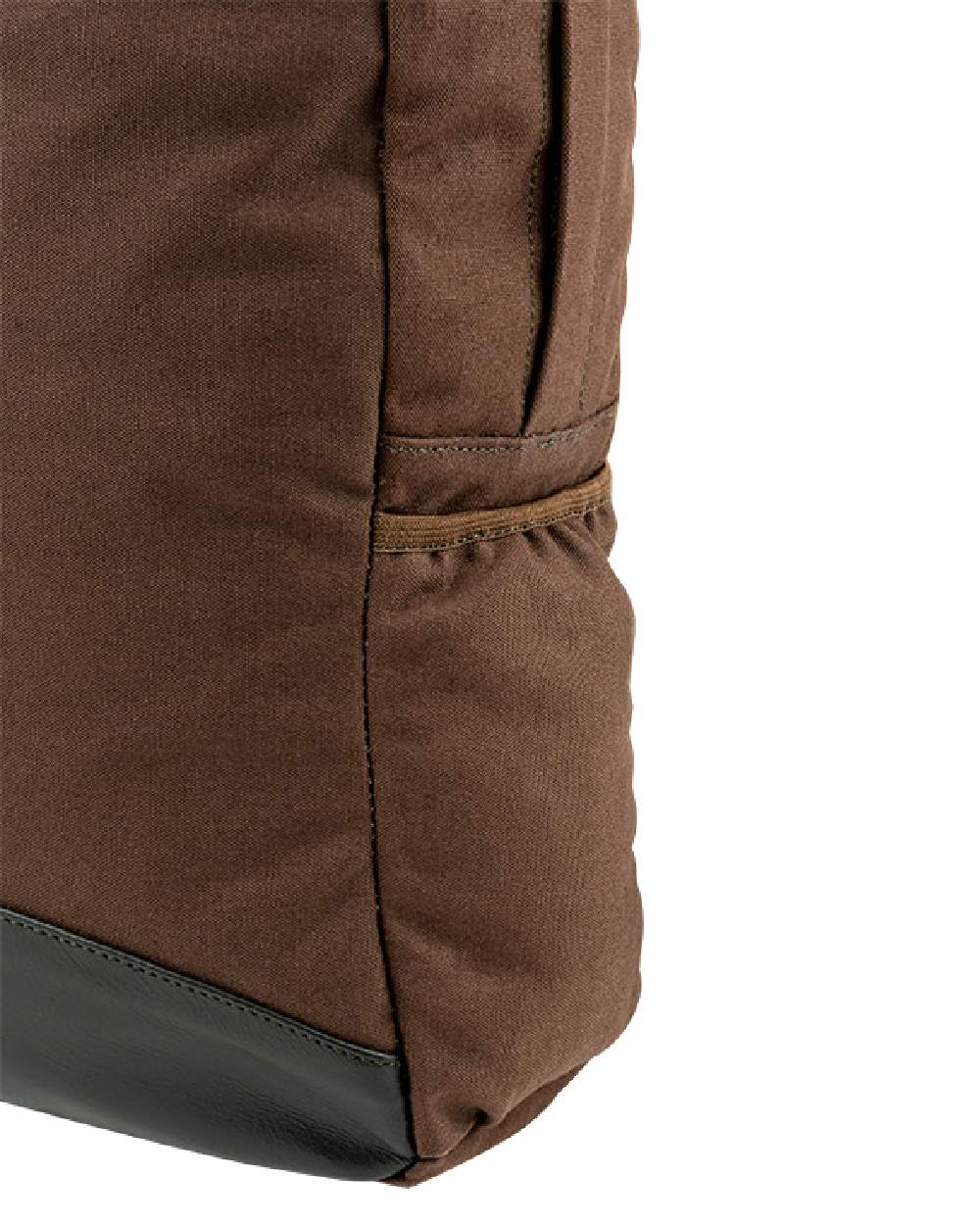 Brown coloured Jack Pyke Canvas Field Pack on white background #colour_brown