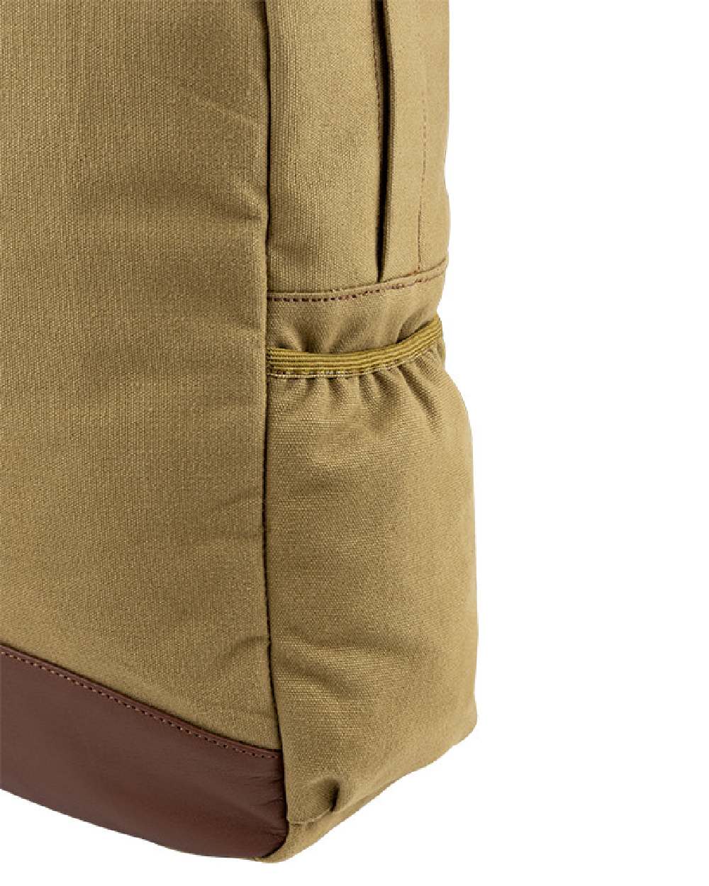 Fawn coloured Jack Pyke Canvas Field Pack on white background #colour_fawn