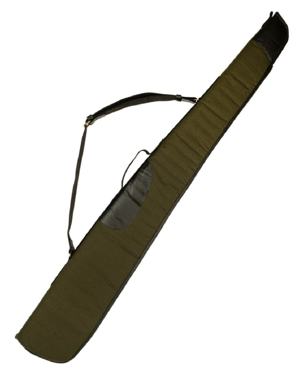 Green coloured Jack Pyke Canvas Shotgun Slip on white background #colour_green