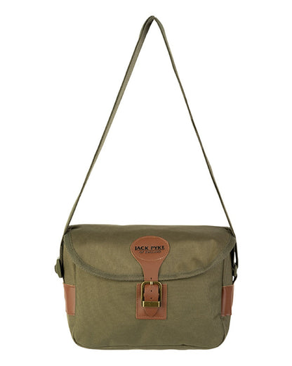 Hunter Green coloured Jack Pyke Cartridge Bag on white background #colour_hunter-green