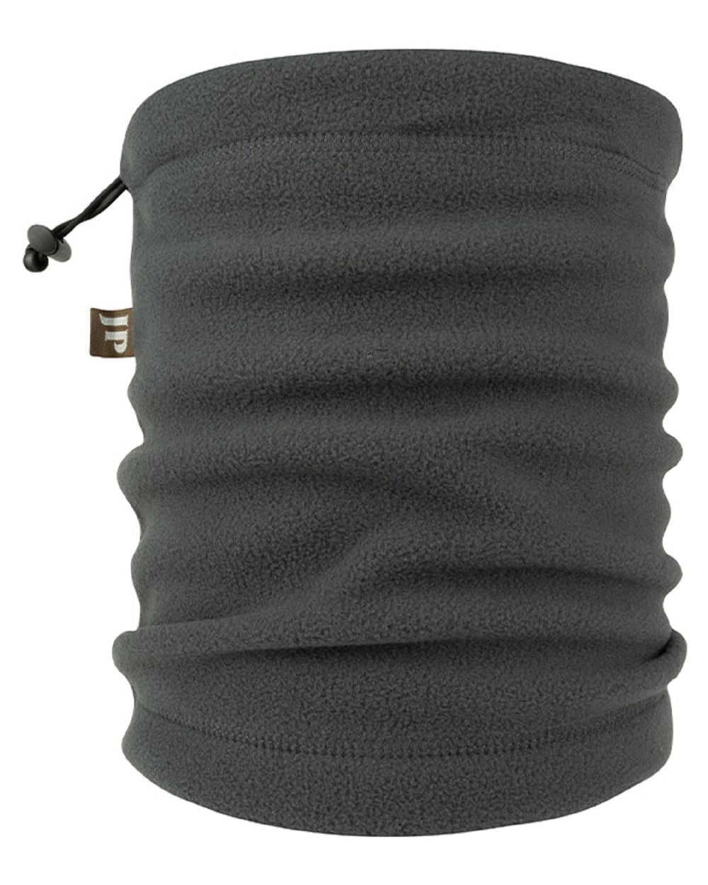 Charcoal coloured Jack Pyke Country Fleece Neck Gaiter on white background #colour_charcoal