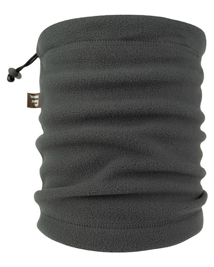 Charcoal coloured Jack Pyke Country Fleece Neck Gaiter on white background #colour_charcoal