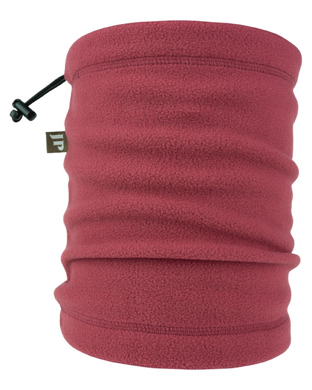 Roselle coloured Jack Pyke Country Fleece Neck Gaiter on white background #colour_roselle