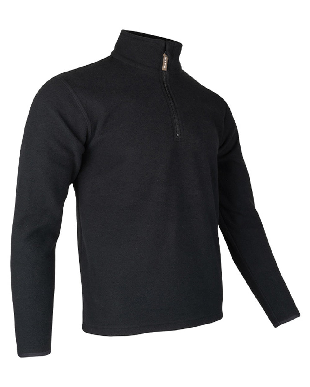 Anthracite coloured Jack Pyke Country Fleece Top on white background #colour_anthracite