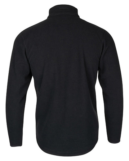 Anthracite coloured Jack Pyke Country Fleece Top on white background #colour_anthracite