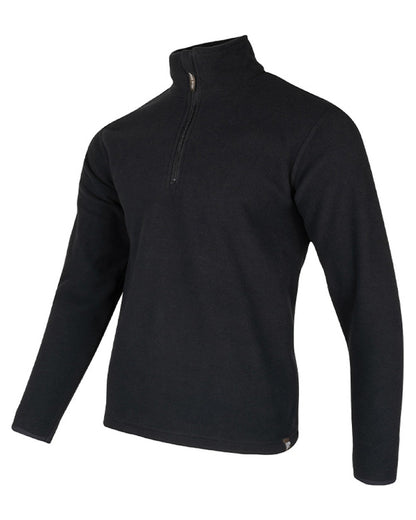 Anthracite coloured Jack Pyke Country Fleece Top on white background #colour_anthracite