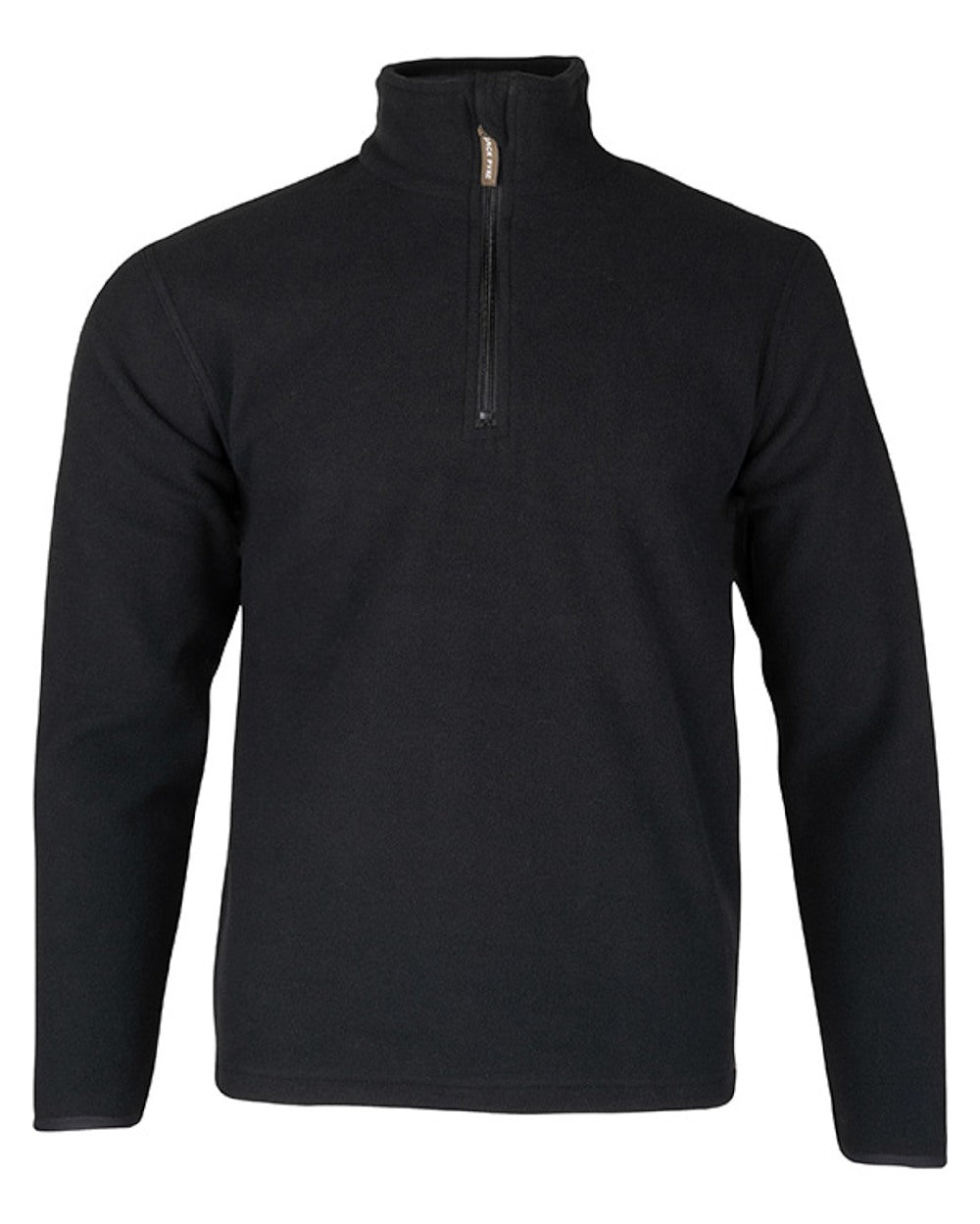 Anthracite coloured Jack Pyke Country Fleece Top on white background #colour_anthracite