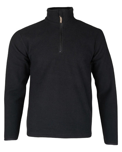 Anthracite coloured Jack Pyke Country Fleece Top on white background #colour_anthracite