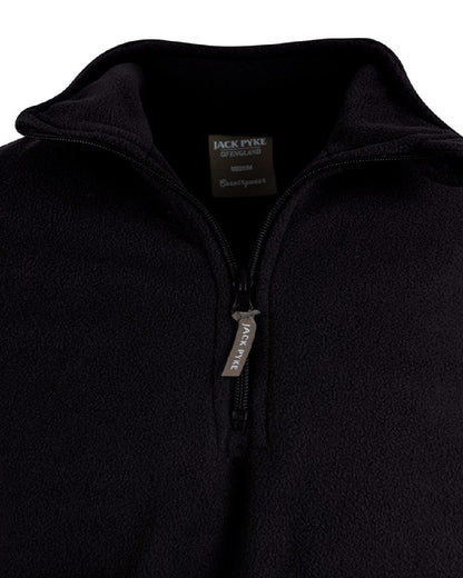Anthracite coloured Jack Pyke Country Fleece Top on white background #colour_anthracite