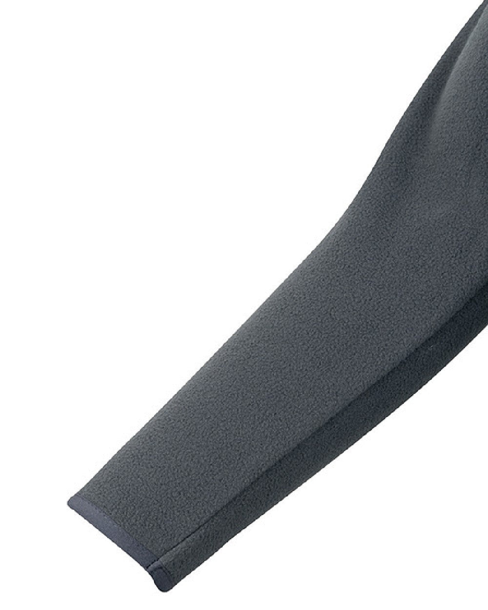 Charcoal coloured Jack Pyke Country Fleece Top on white background #colour_charcoal
