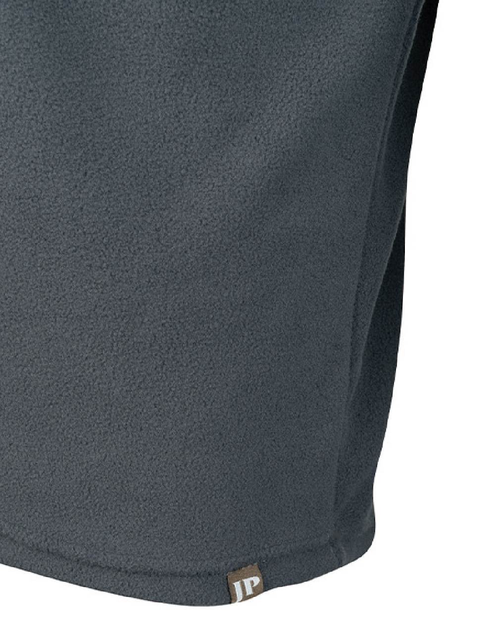 Charcoal coloured Jack Pyke Country Fleece Top on white background #colour_charcoal