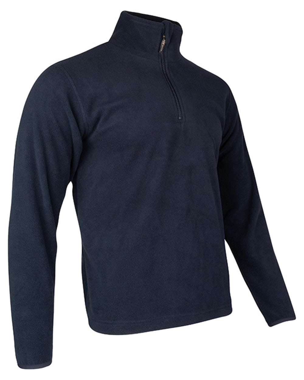 Navy coloured Jack Pyke Country Fleece Top on white background #colour_navy