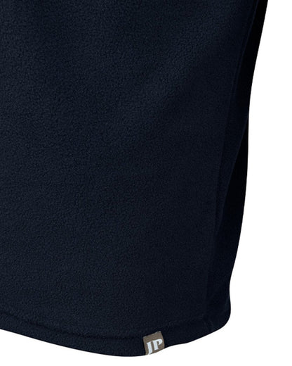Navy coloured Jack Pyke Country Fleece Top on white background #colour_navy