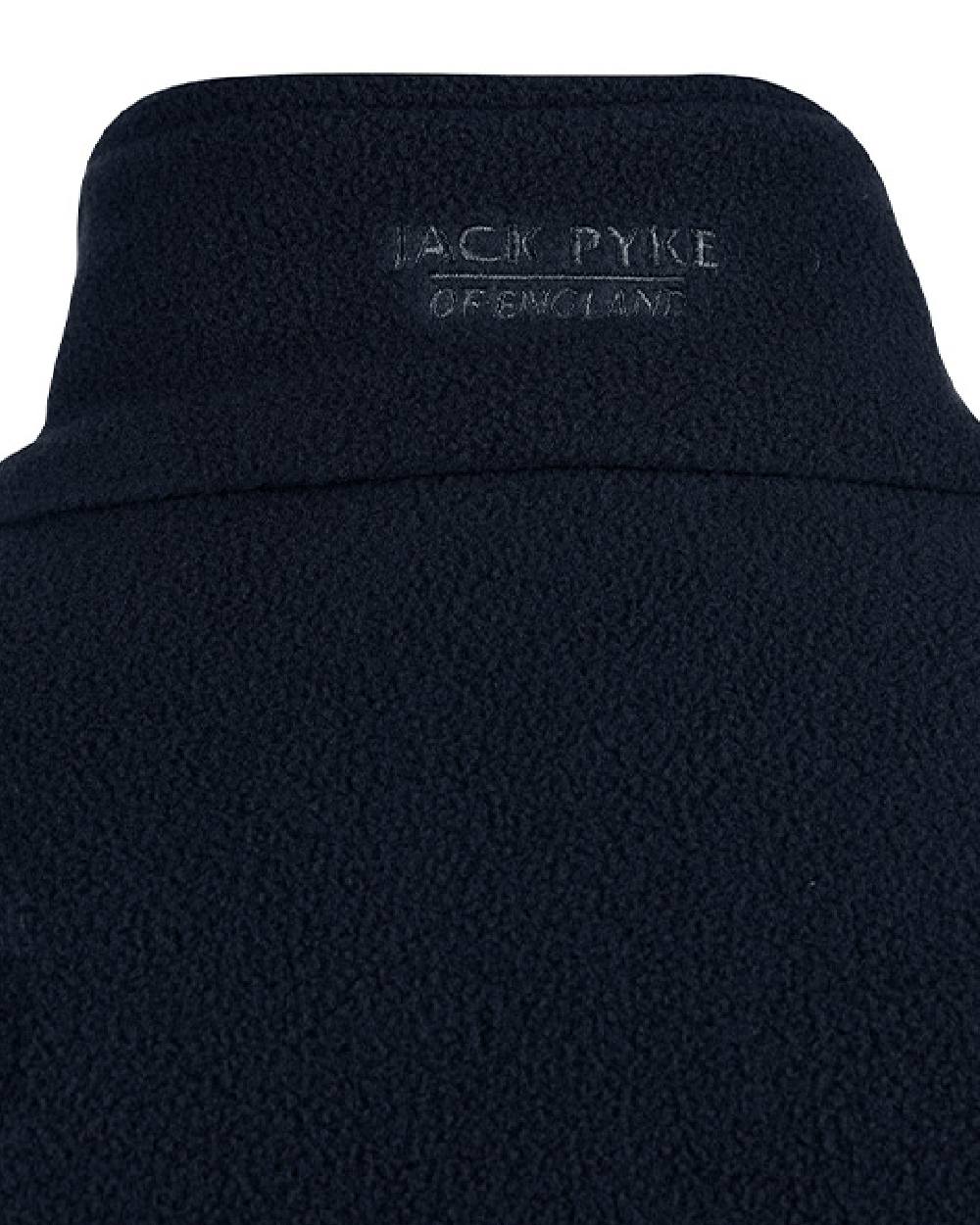 Navy coloured Jack Pyke Country Fleece Top on white background #colour_navy