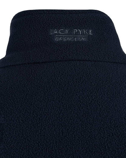 Navy coloured Jack Pyke Country Fleece Top on white background #colour_navy
