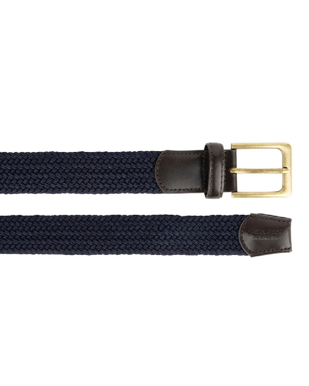 Navy coloured Jack Pyke Countryman Elasticated Belt on white background #colour_navy