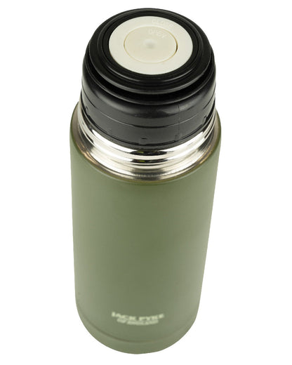 Green coloured Jack Pyke Countryman Flask on white background #colour_green