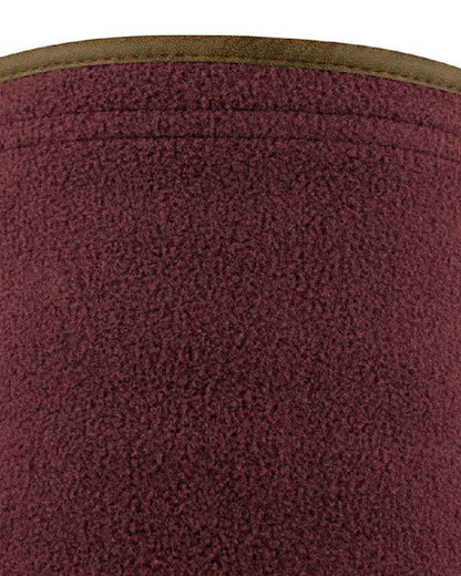 Burgundy coloured Jack Pyke Countryman Fleece Neck Gaiter on white background #colour_burgundy