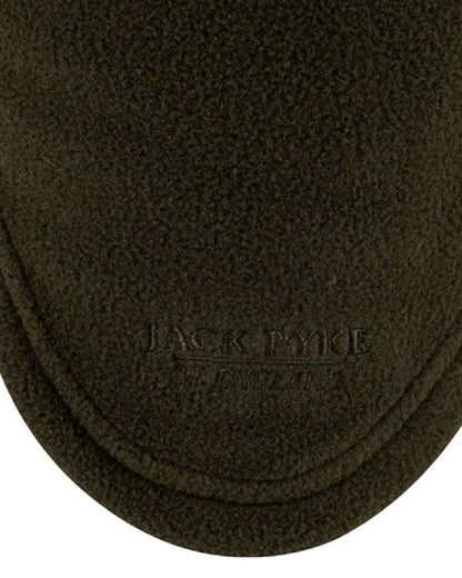 Dark Olive coloured Jack Pyke Countryman Fleece Neck Gaiter on white background #colour_dark-olive