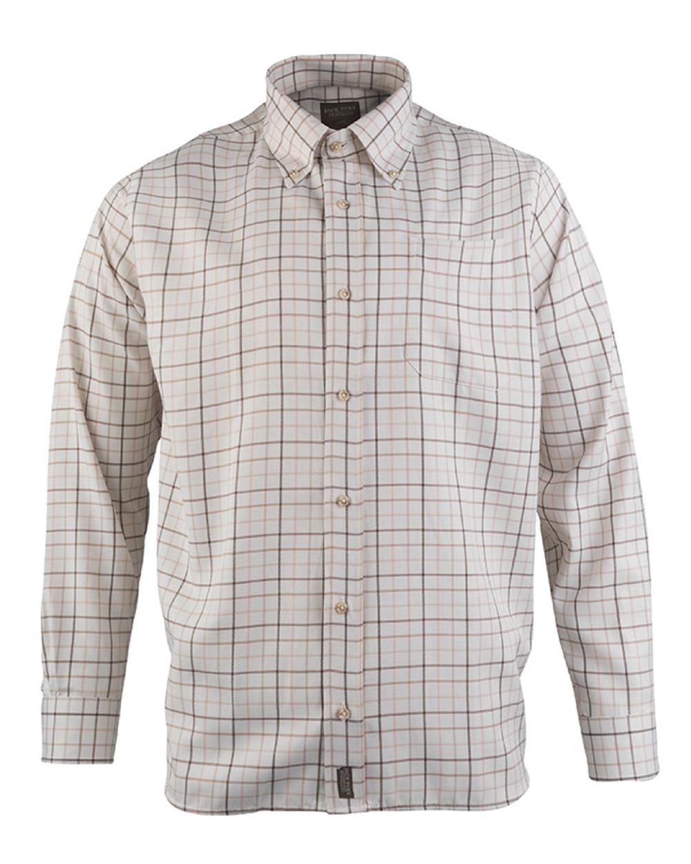 Brown coloured Jack Pyke Countryman Shirt on white background #colour_brown