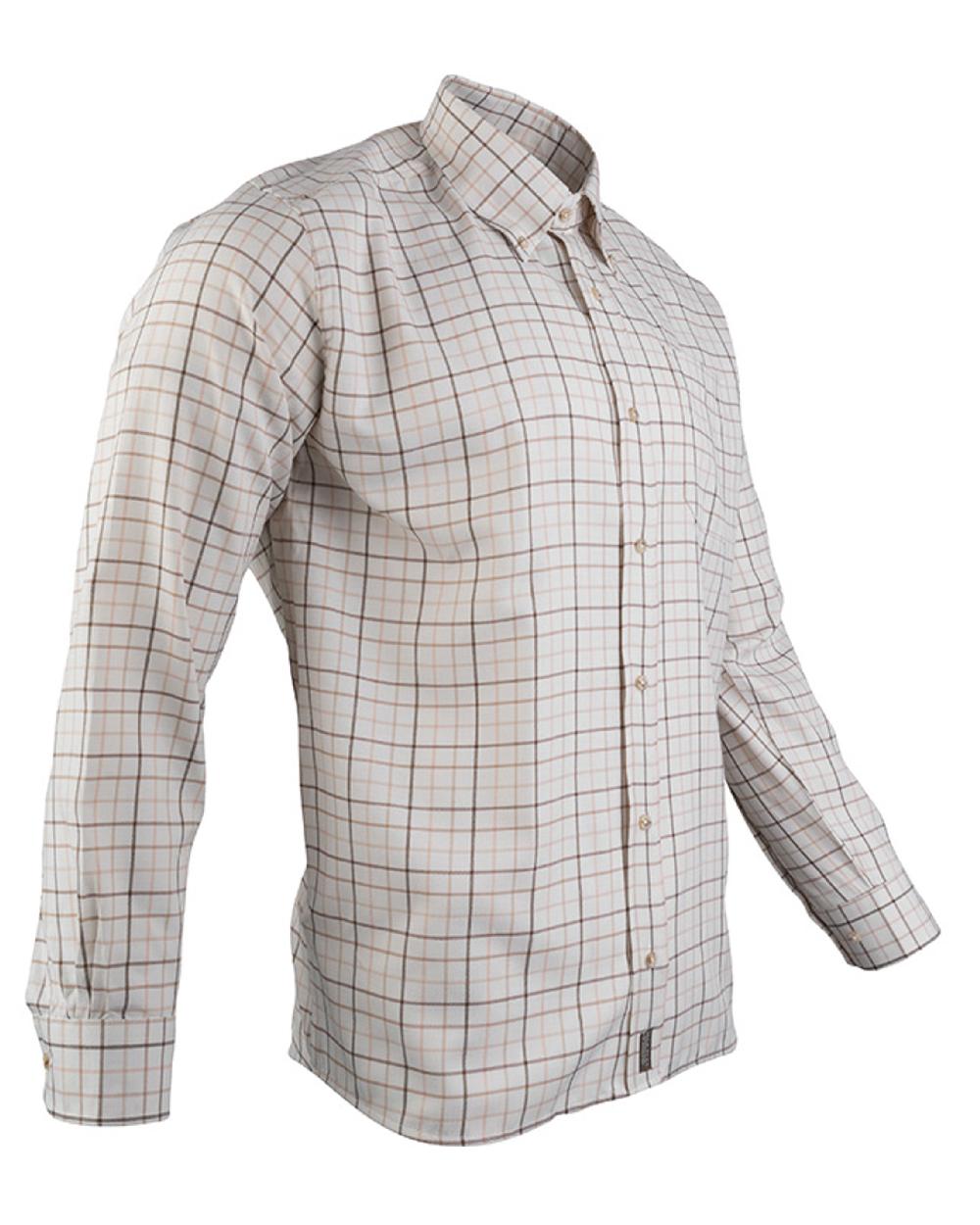 Brown coloured Jack Pyke Countryman Shirt on white background #colour_brown