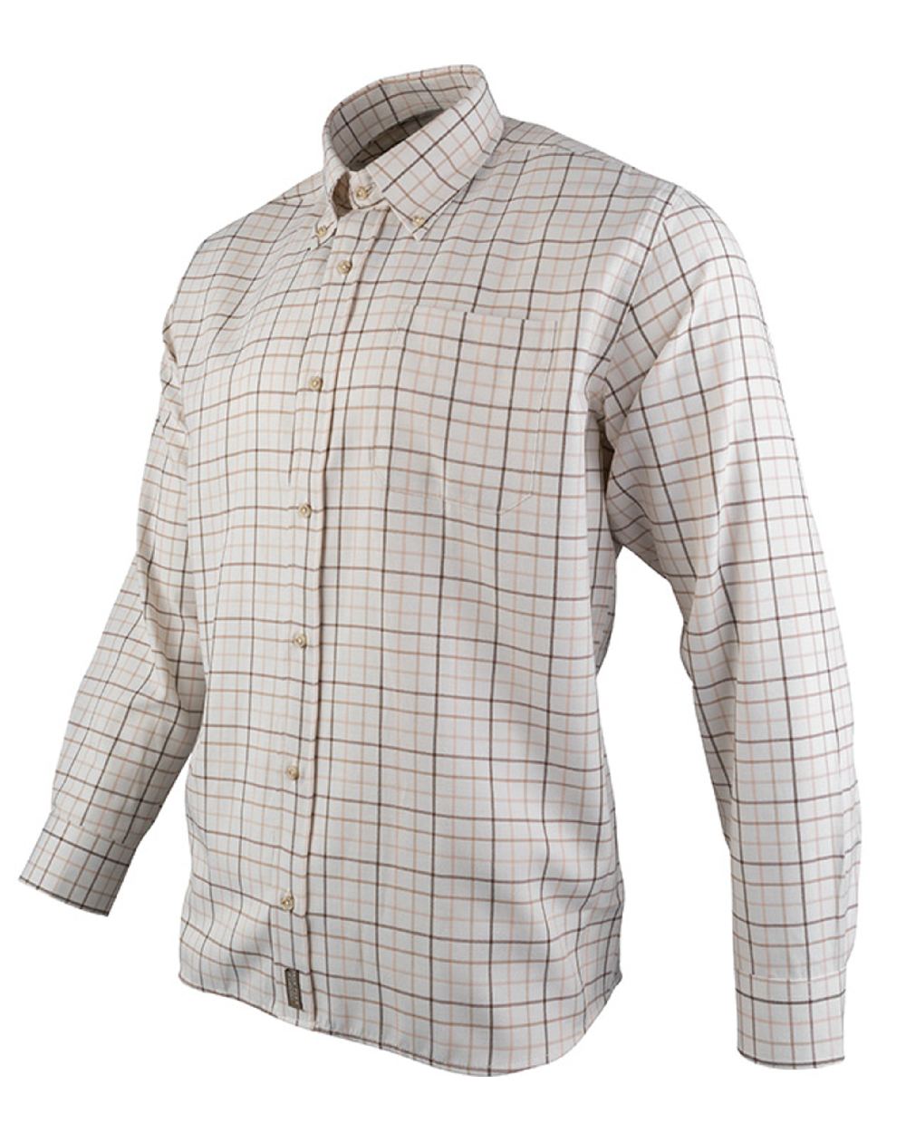 Brown coloured Jack Pyke Countryman Shirt on white background #colour_brown