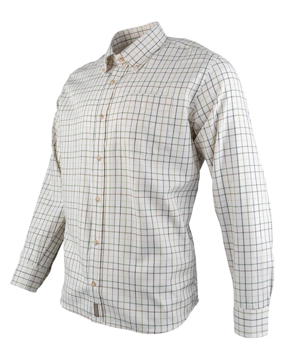 Green coloured Jack Pyke Countryman Shirt on white background #colour_green