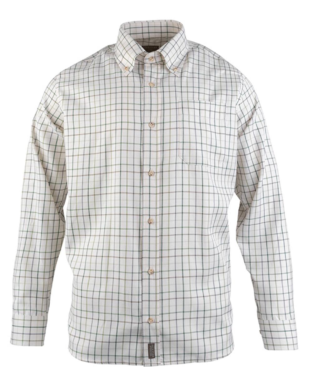 Green coloured Jack Pyke Countryman Shirt on white background #colour_green