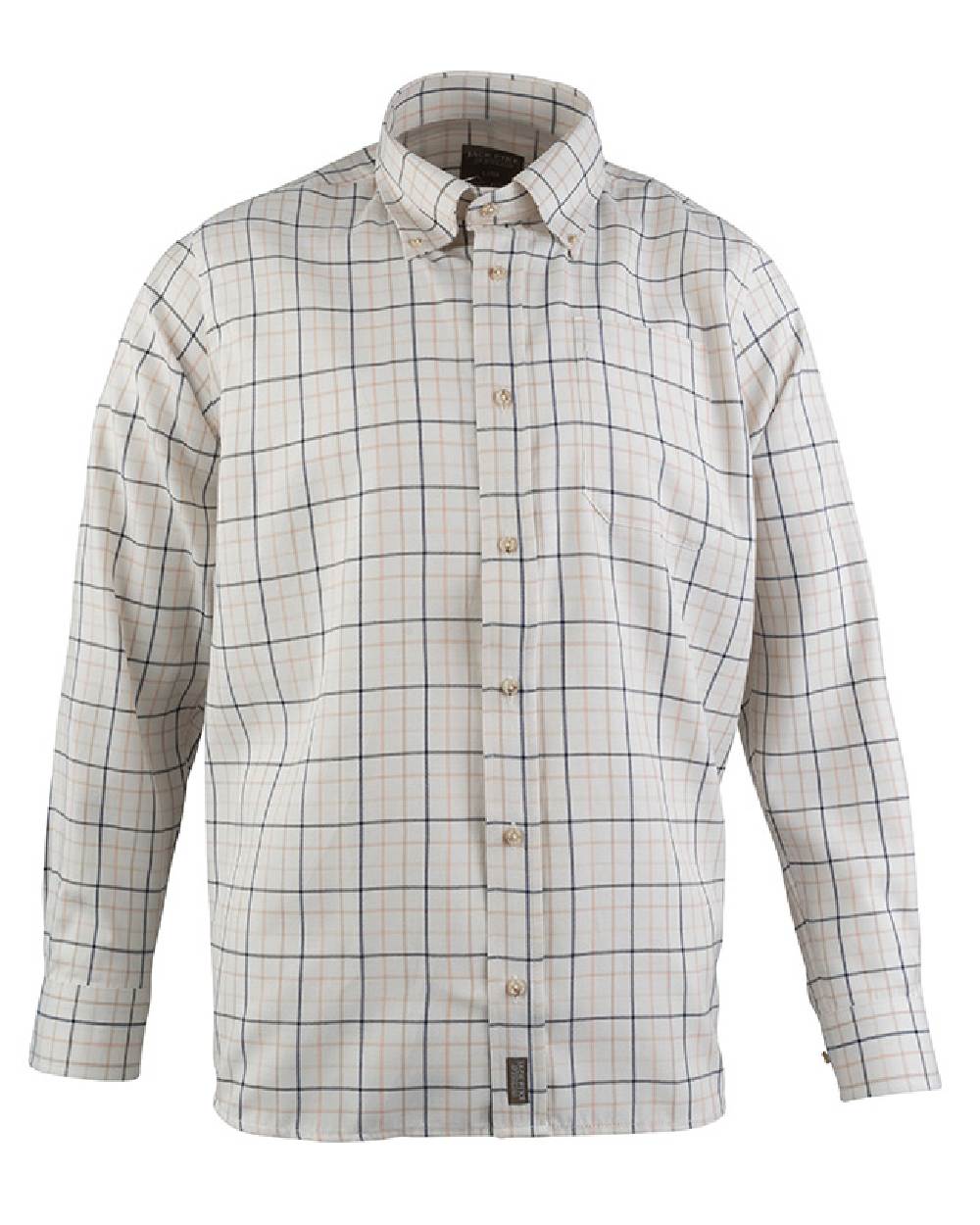 Navy coloured Jack Pyke Countryman Shirt on white background #colour_navy