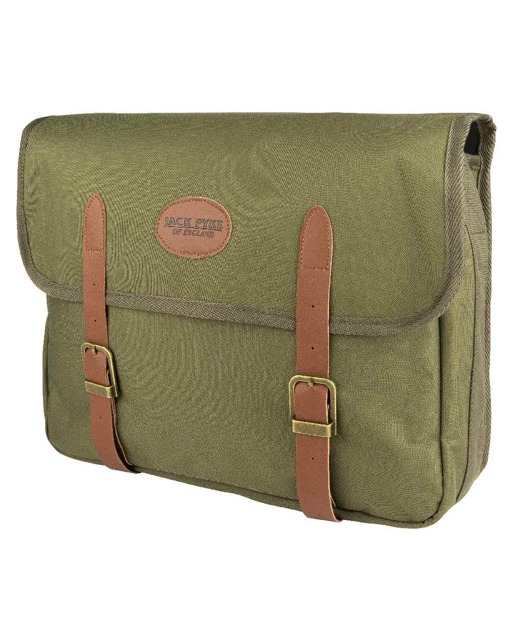 Green coloured Jack Pyke Dog Bag on white background #colour_green