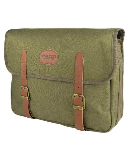 Green coloured Jack Pyke Dog Bag on white background #colour_green