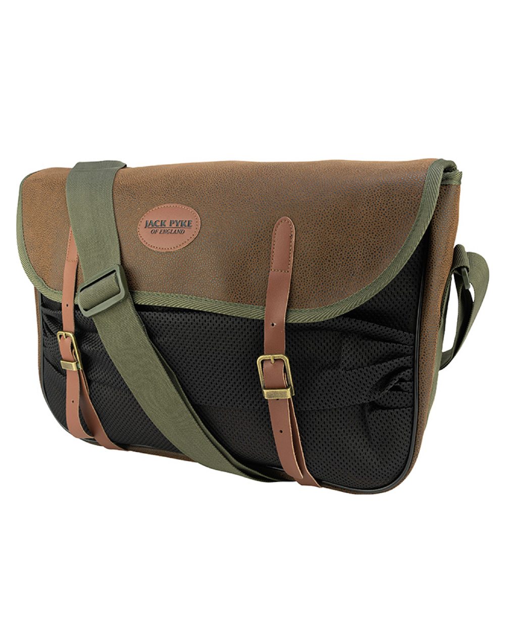 Brown coloured Jack Pyke Duotex Game Bag on white background #colour_brown