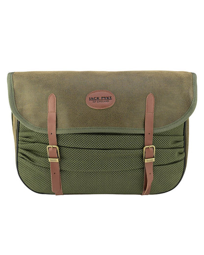 Green coloured Jack Pyke Duotex Game Bag on white background #colour_green