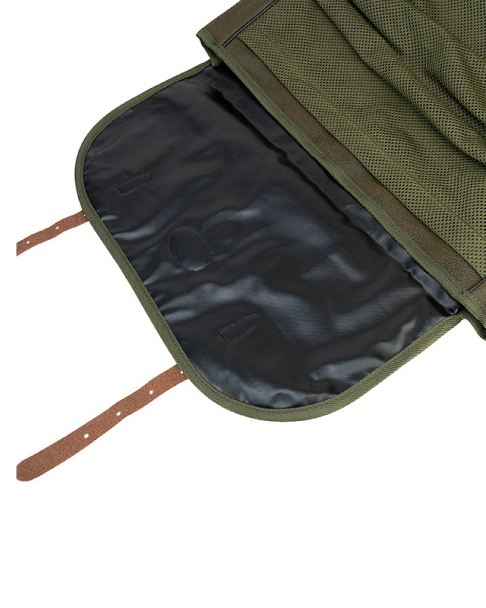 Green coloured Jack Pyke Duotex Game Bag on white background #colour_green
