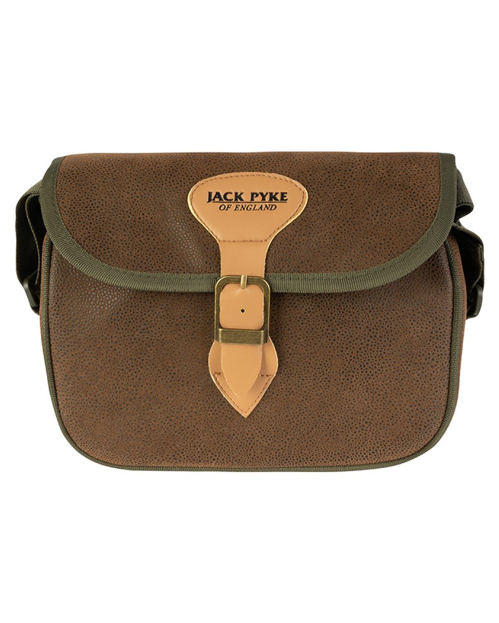 Brown coloured Jack Pyke Duotex Speed Loader Cartridge Bag on white background #colour_brown