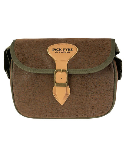 Brown coloured Jack Pyke Duotex Speed Loader Cartridge Bag on white background #colour_brown