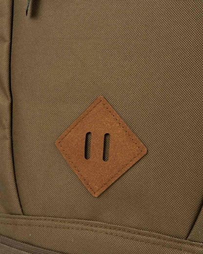 Olive Brown coloured Jack Pyke Falcon Rucksack on white background #colour_olive-brown