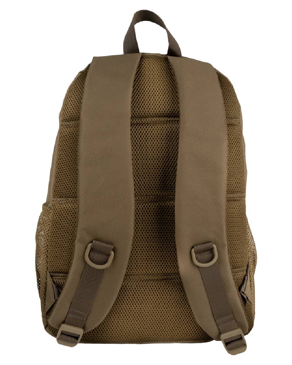 Olive Brown coloured Jack Pyke Falcon Rucksack on white background #colour_olive-brown