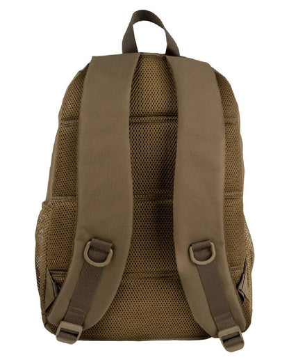 Olive Brown coloured Jack Pyke Falcon Rucksack on white background #colour_olive-brown