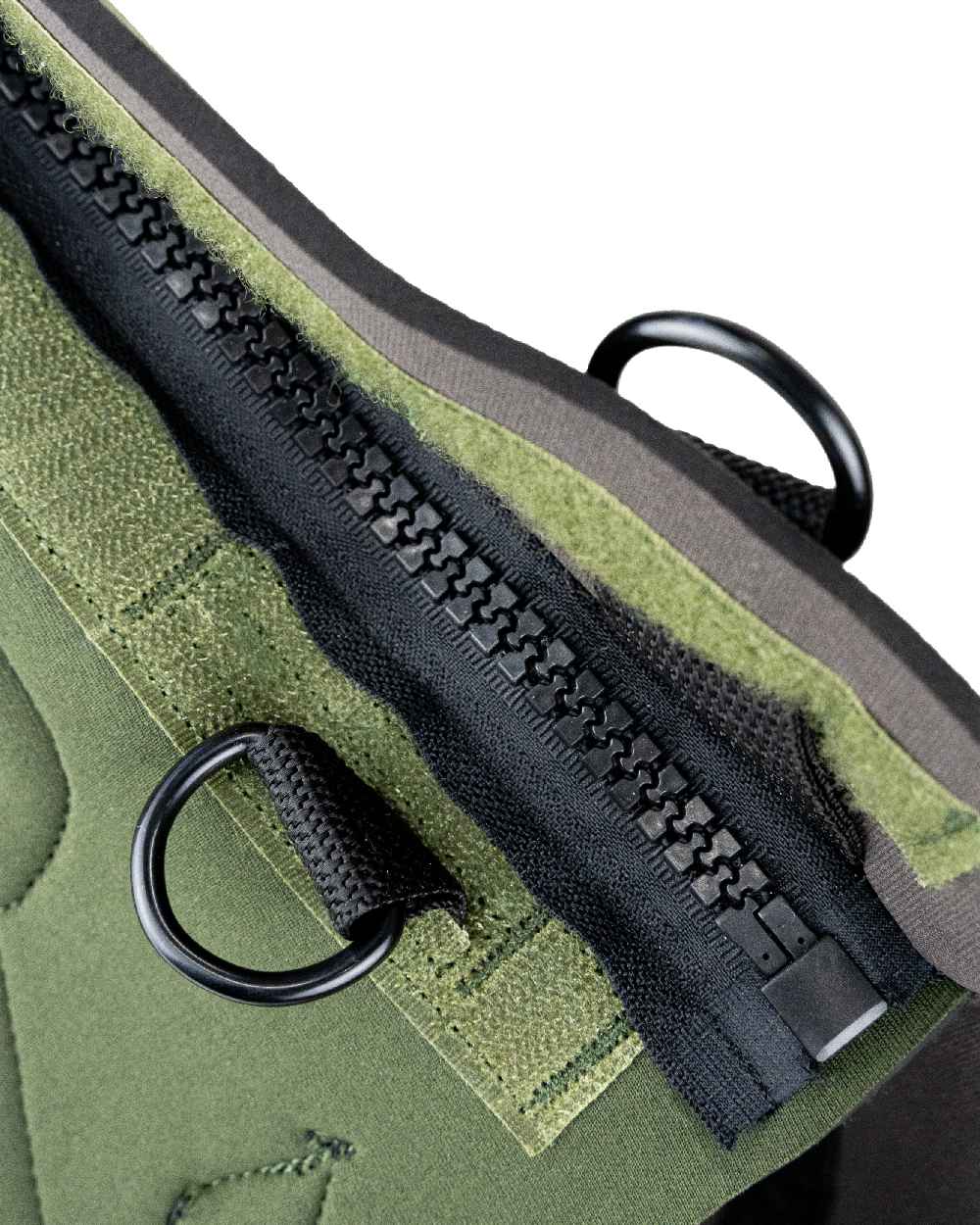 Dark Olive coloured Jack Pyke GEN2 Technical Neoprene Dog Vest on white background #colour_dark-olive