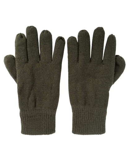 Green coloured Jack Pyke Gloves on white background #colour_green