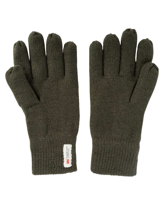 Green coloured Jack Pyke Gloves on white background #colour_green