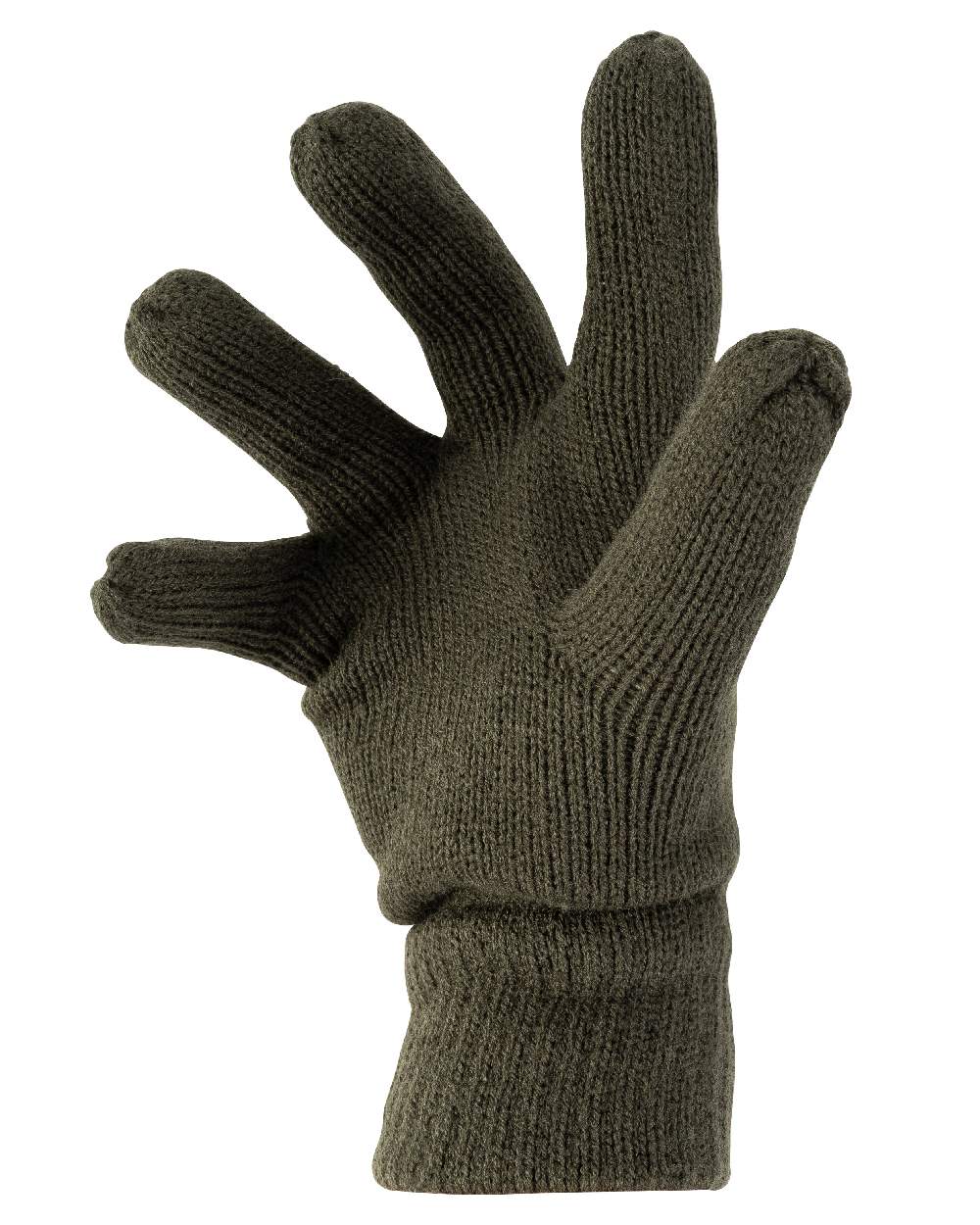 Green coloured Jack Pyke Gloves on white background #colour_green