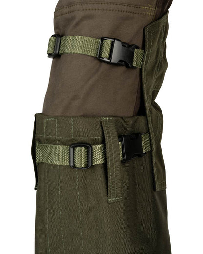 Green coloured Jack Pyke Highline Gaiter on white background #colour_green
