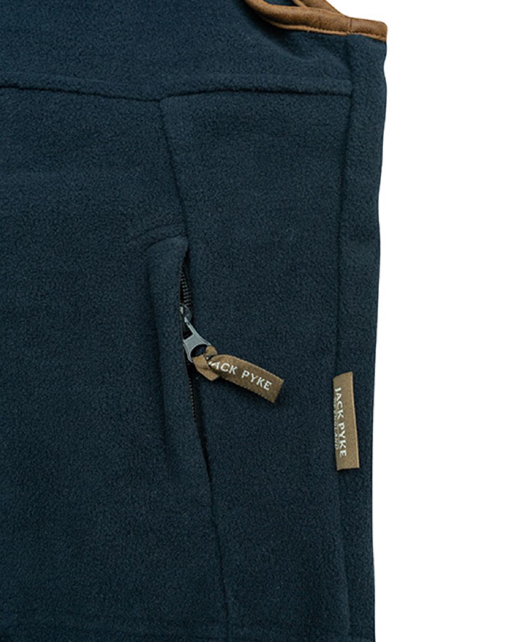 Navy coloured Jack Pyke Junior Countryman Gilet on white background #colour_navy