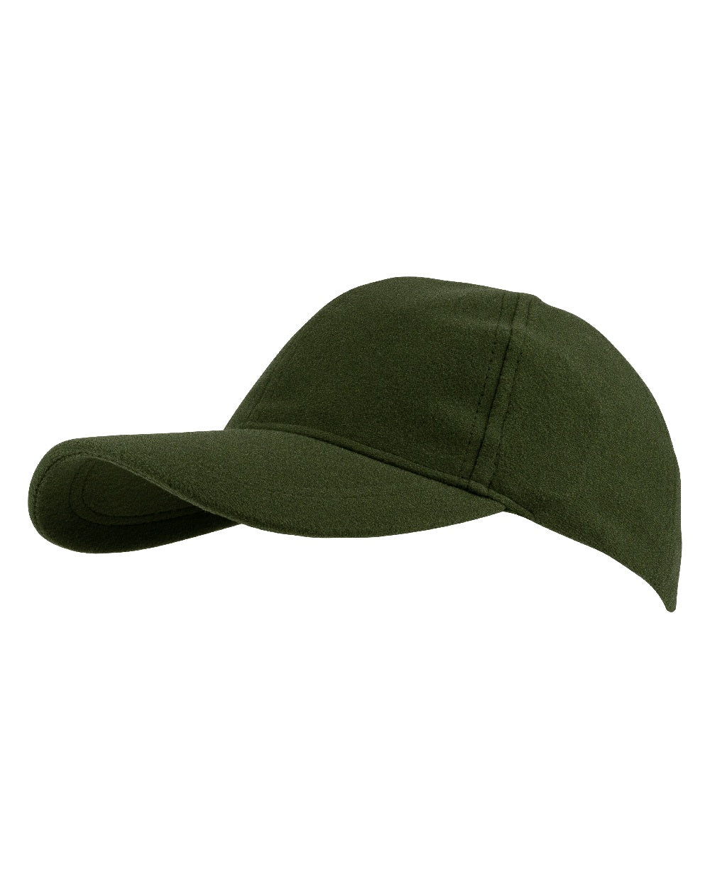 Green coloured Jack Pyke Junior Stealth Baseball Cap on white background #colour_green